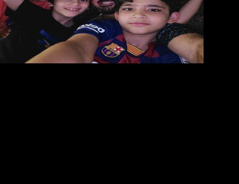 Saleh El Farrah and his family