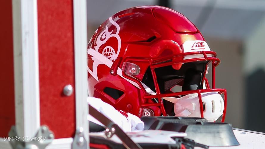 Louisville football helmet