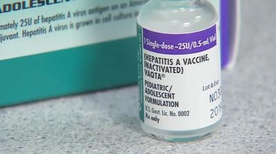 Hep. A vaccine bottle