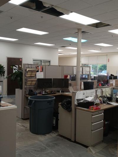 Jefferson County Clerk's Office West Branch flooding damage
