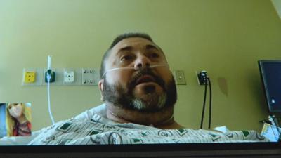 Joe Akers said he tested positive for COVID-19 and is now in the hospital