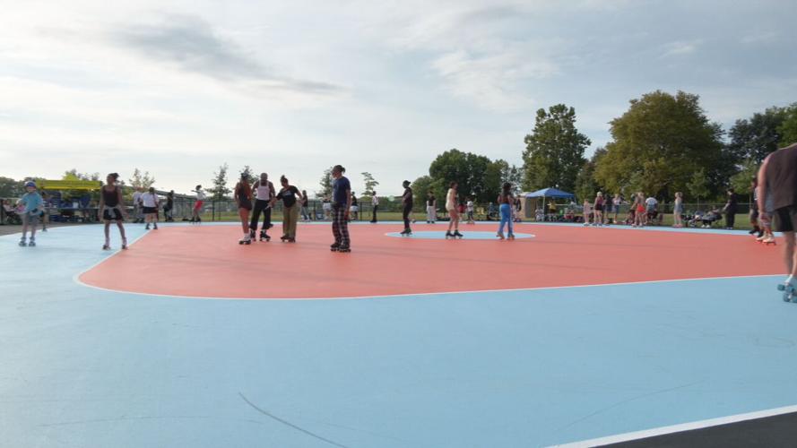 Lannan Park roller-skating court party 8-14-26