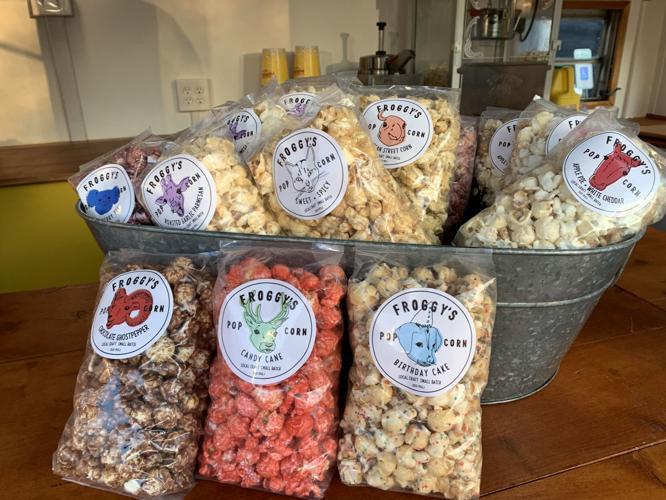 Froggy's Popcorn in tub