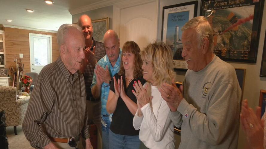 WWII VETERAN 102 BIRTHDAY