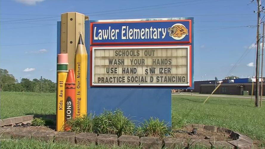 Lawler Elementary School in Grayson County