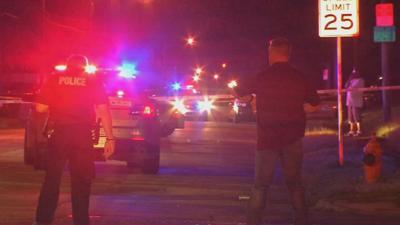 Generic crime scene / police lights