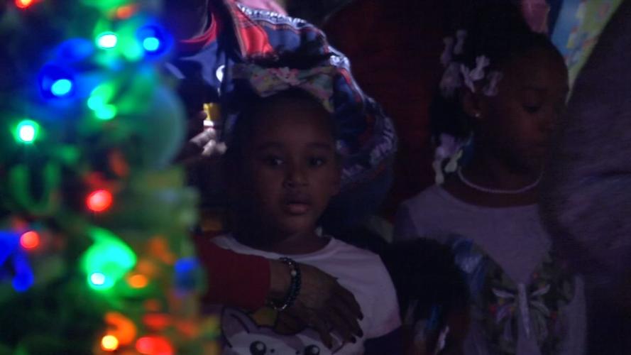 Santa visits hundreds of children at community event in Park Hill neighborhood