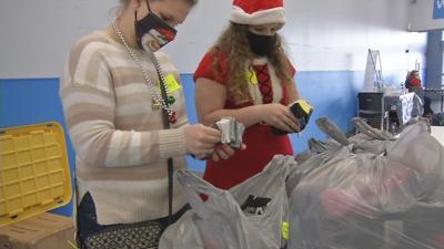 Salvation Army Angel Tree event in New Albany, Indiana