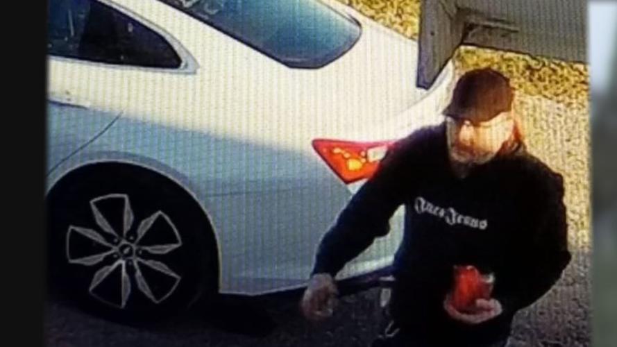 Thief stealing from St. Stephens Cemetery 3-20-19