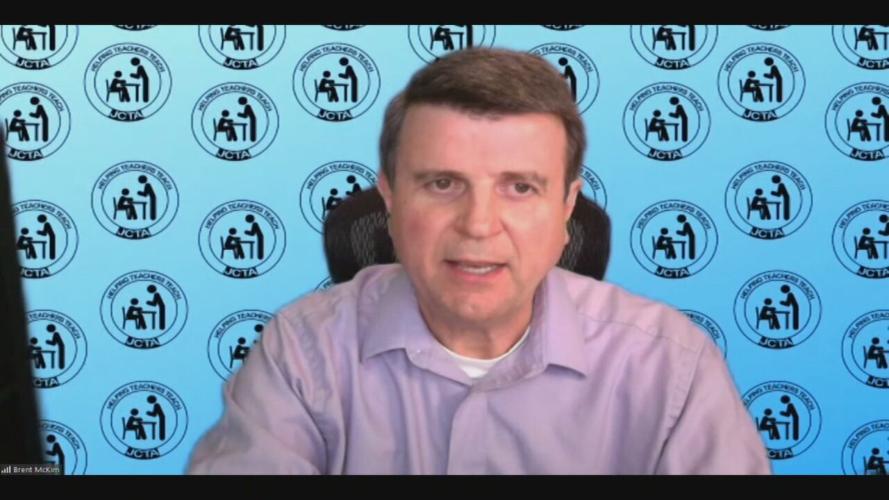 Brent McKim, president of the Jefferson County Teachers Association