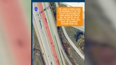 I-65 weekend lane closures near Snyder Freeway