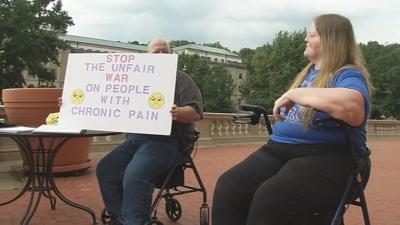Pain-sufferers say they are caught in the middle of the opioid crackdown