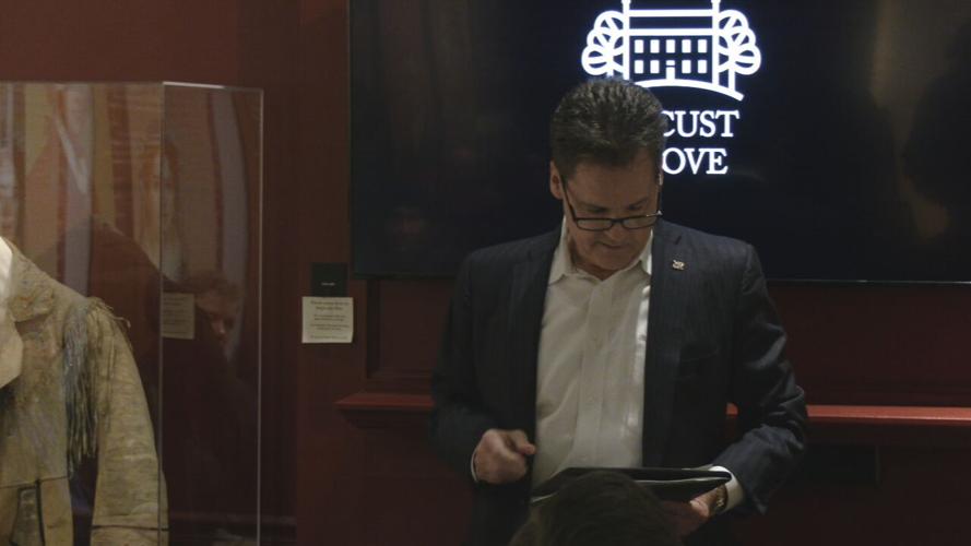 Reed's Grandson Councilman Scott Reed reading the letter.