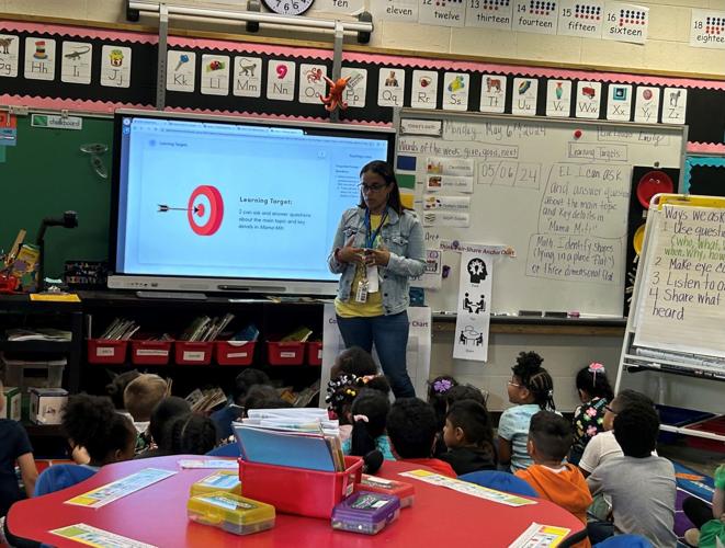 Goldsmith kindergarten teacher Cheryl Amador