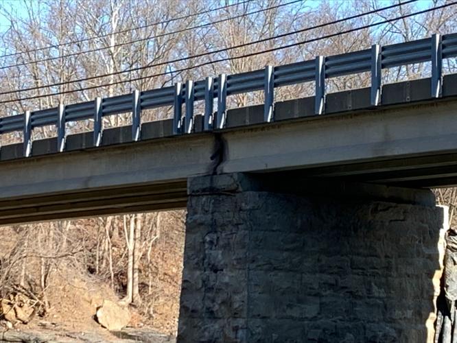 Blackiston Mill Road Bridge closeup