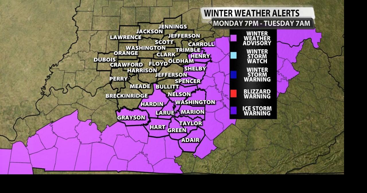 Changing winter weather advisory could mean snow in parts of central