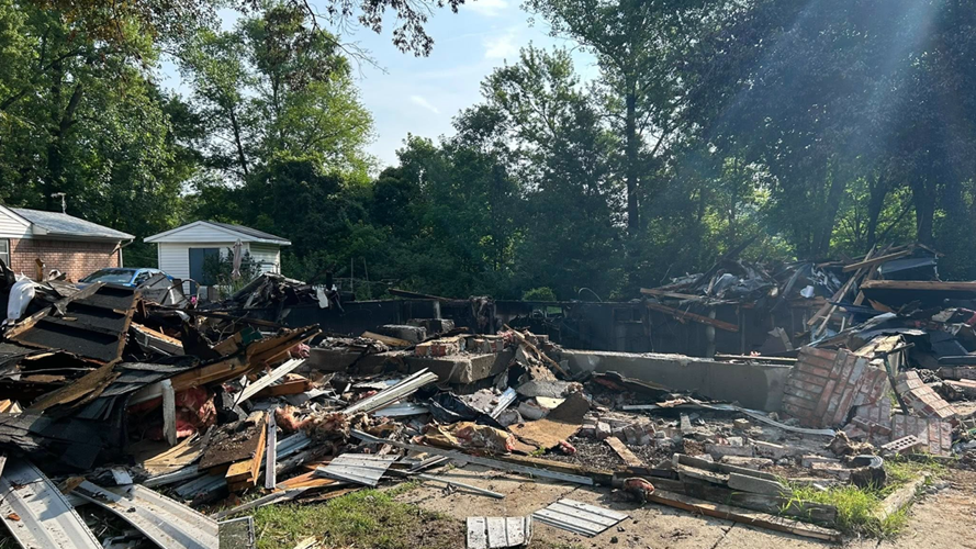 Jeffersonville Home Explodes