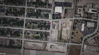 Map of death investigation scene