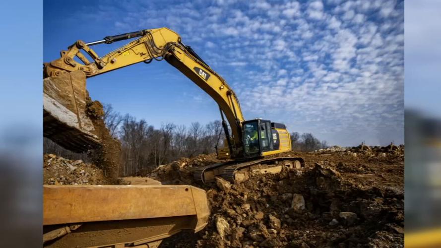 Construction on I-71 near Crestwood