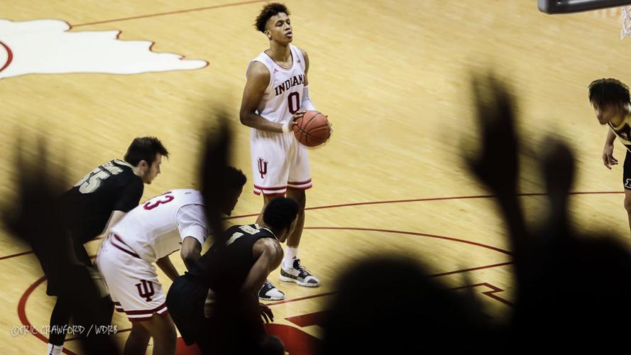 Romeo Langford, from the student section
