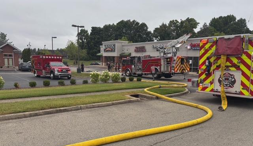 Fire on Bardstown Road in Fern Creek