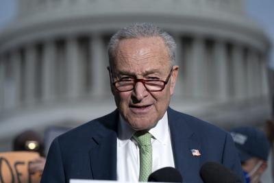 Chuck Schumer on Capitol Hill