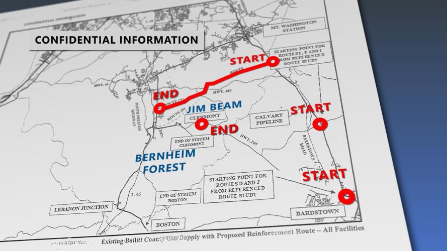 LG&E pipeline route study