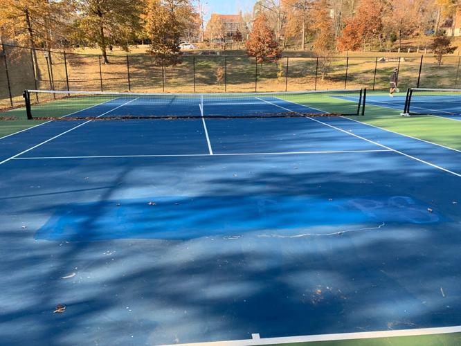 New tennis courts at Tyler Park vandalized with graffiti
