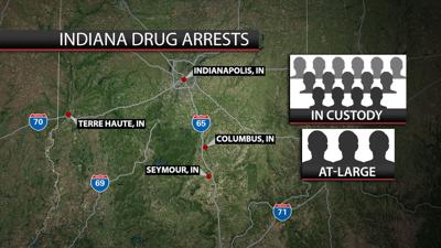 People from central and southern Indiana face federal drug trafficking charges