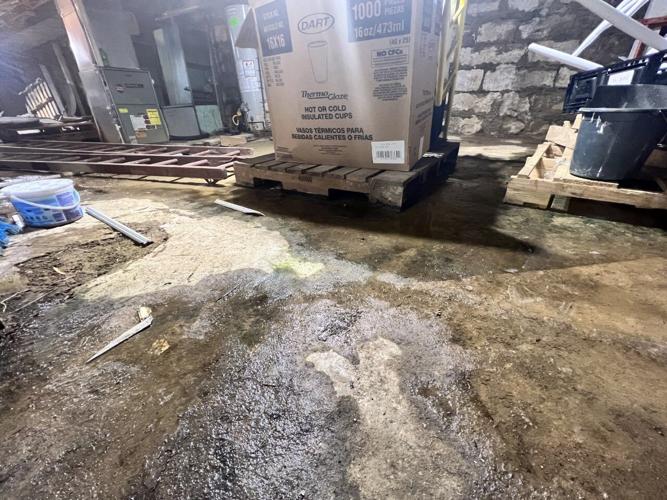 Basement of Old Louisville business floods often, says owner.