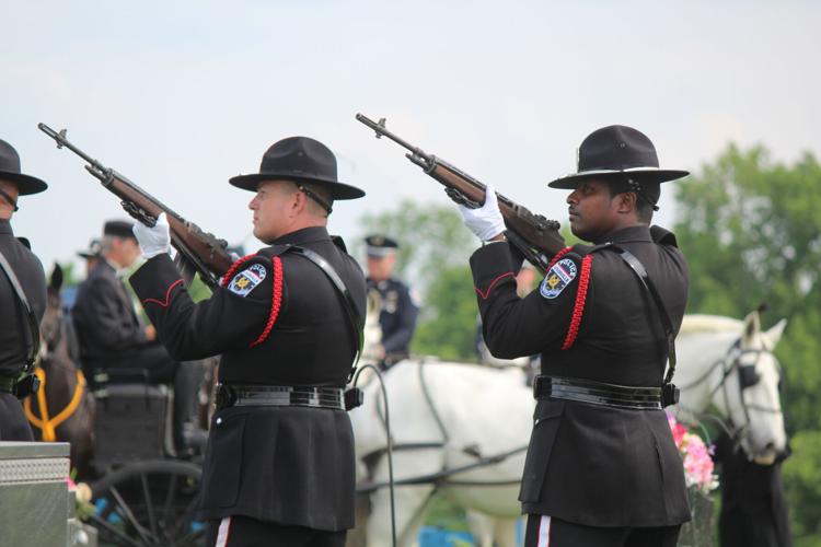 Funeral service and procession for Bardstown Police Ofc. Jason Ellis on May 30, 2013