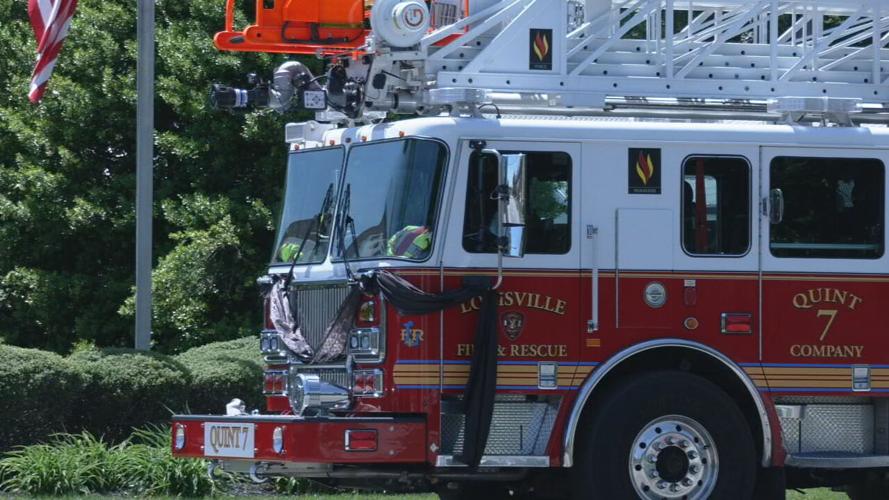 Memorial Visitation for Louisville firefighter