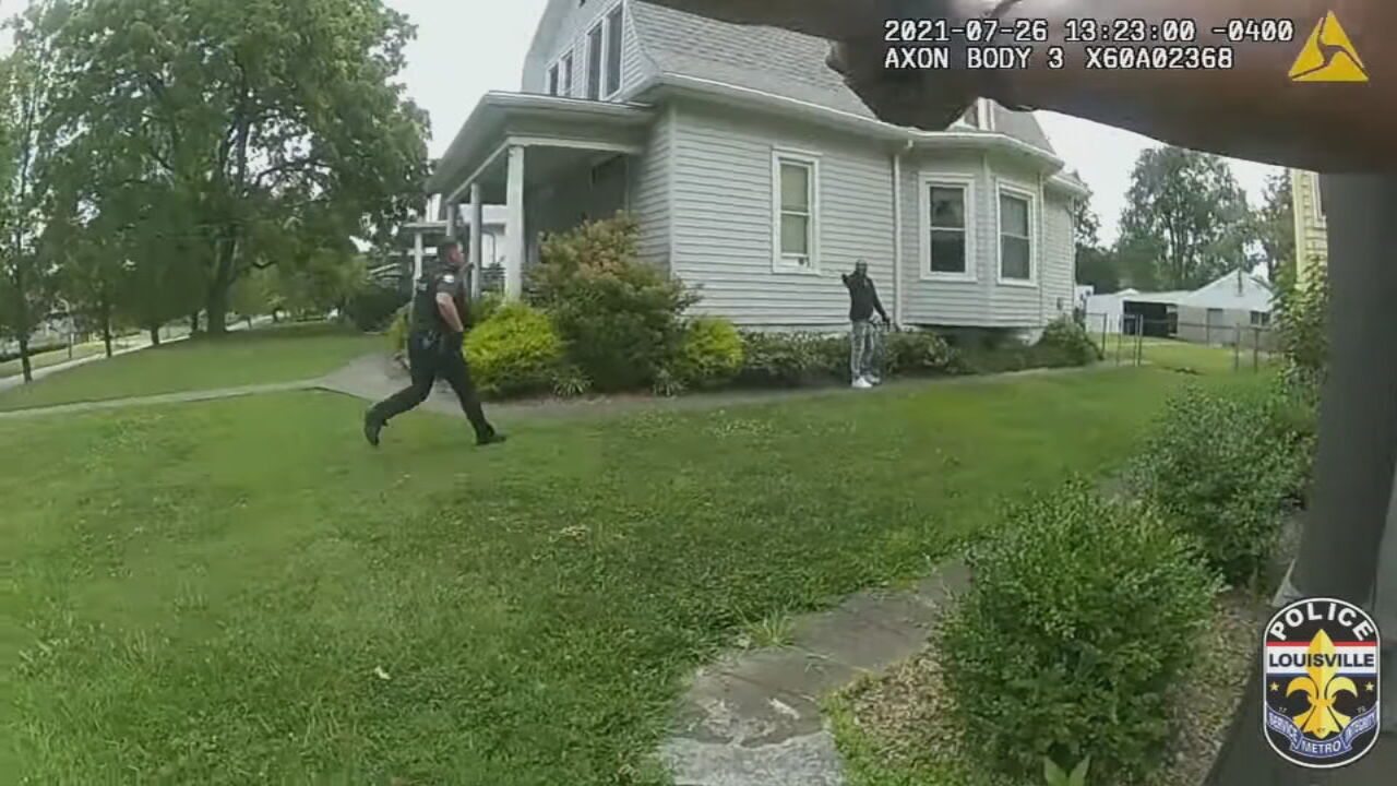 Body Camera Footage Shows LMPD Officer Tackle Armed Double Shooting ...