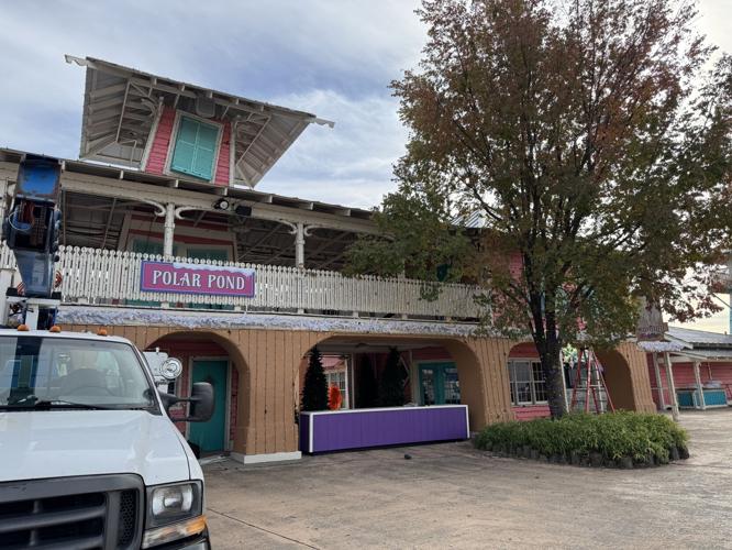 Christmas at Kentucky Kingdom prep 11-8-24