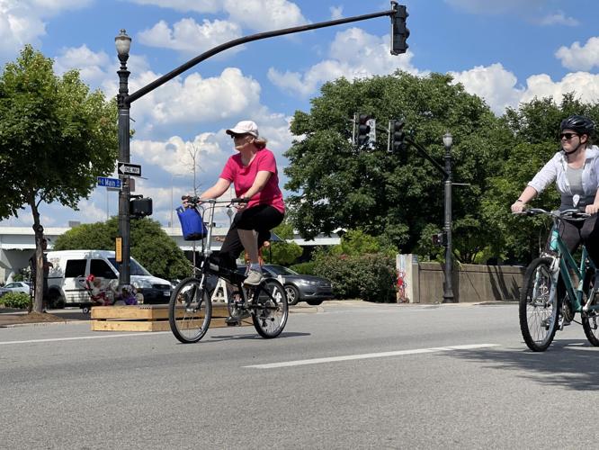 CycLOUvia in downtown Louisville on June 5, 2022.