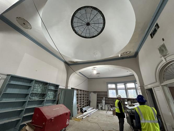 Portland Library construction - 11.21.24