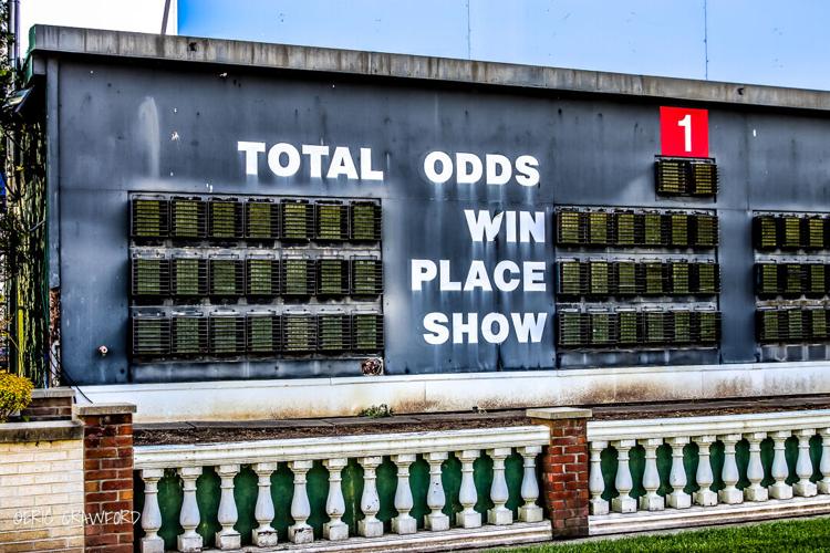 Churchill Downs tote board