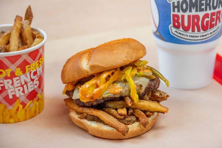 Homerun Burger close up of burger - BOG - 10.26.23