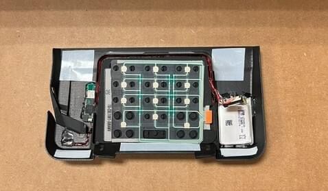 Illegal credit card skimming device