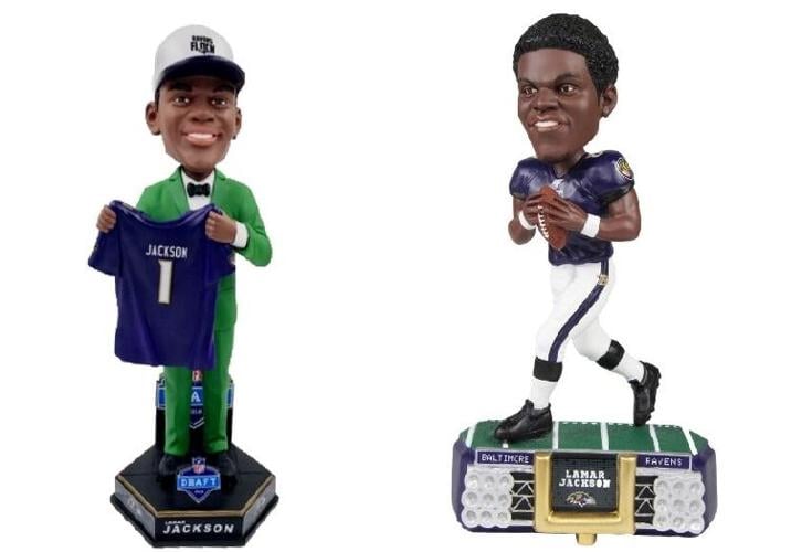 NFL star Lamar Jackson immortalized as a bobblehead, Sports