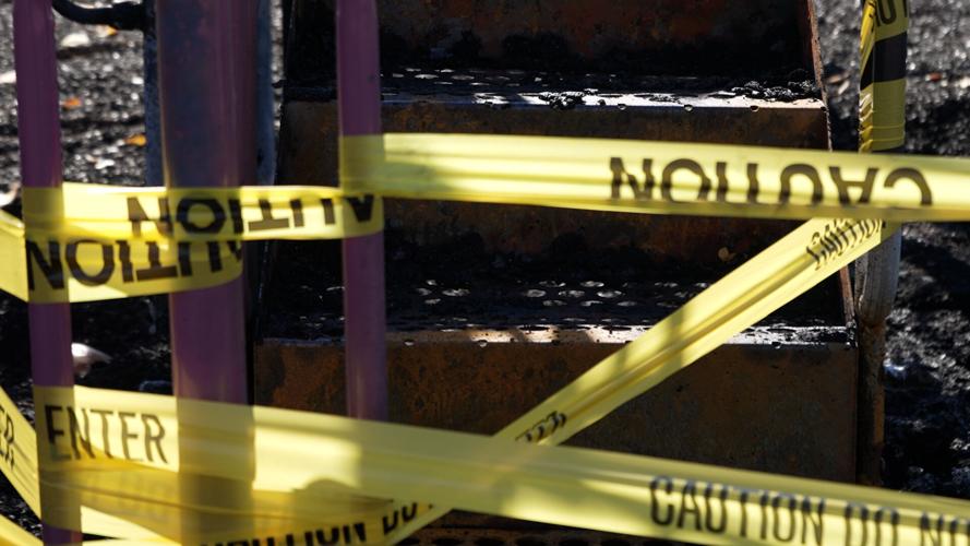 Blue Lick Elementary Playground Fire