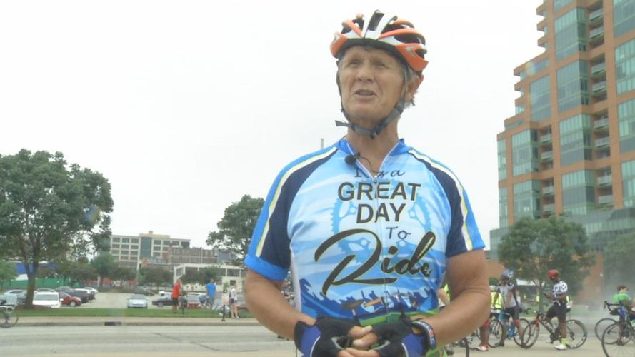 Rick Knowles, a participant of the Memorial Day Hike, Bike and Paddle event, May 27, 2019