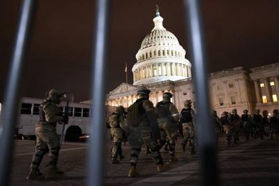 National Guard outside capitol