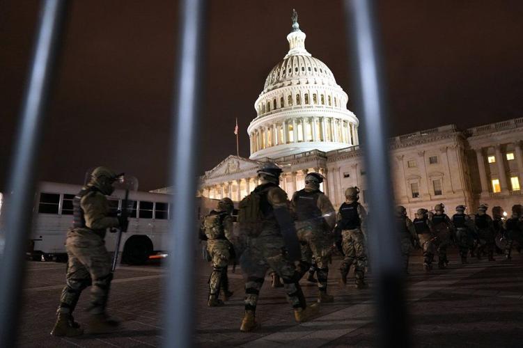 National Guard outside capitol
