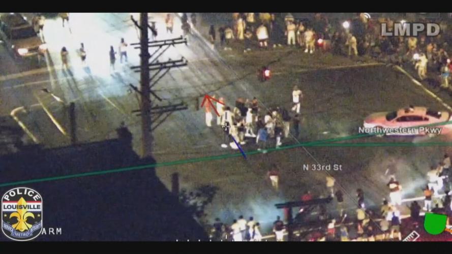 LMPD street racing surveillance video 6/3-6/4/23