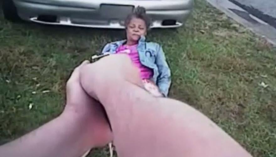 Oct. 16, 2016 LMPD body cam video of former Ofc. Gregory Satterly tasing Nyshan Beckam