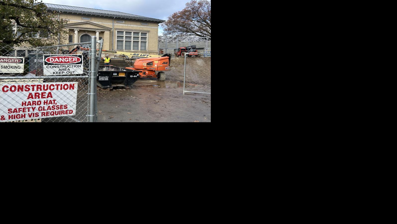 Portland Library construction - 11.21.24