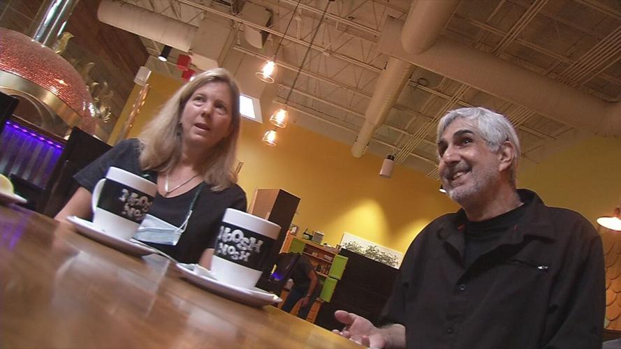 Paula Barmore and Anoosh Shariate, owners of Noosh-Nosh and Anoosh Bistro