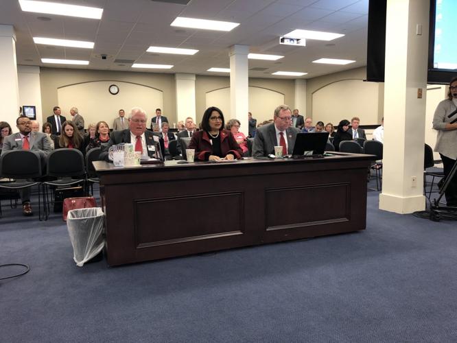 U of L President Neeli Bendapudi testifies before a Kentucky legislative committee regarding Jewish bailout