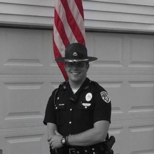 Chance Anthony in uniform